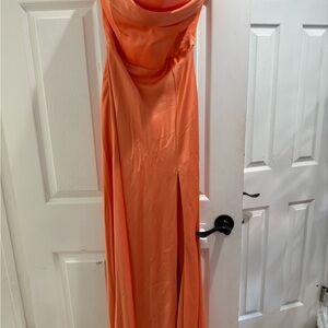 Birdy Grey Mia Vibrant Orange Dress in Apricot